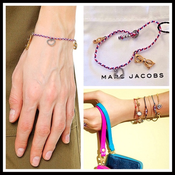 MARC JACOBS FRIENDSHIP CHARM WOVEN BRACELET - Picture 4 of 8
